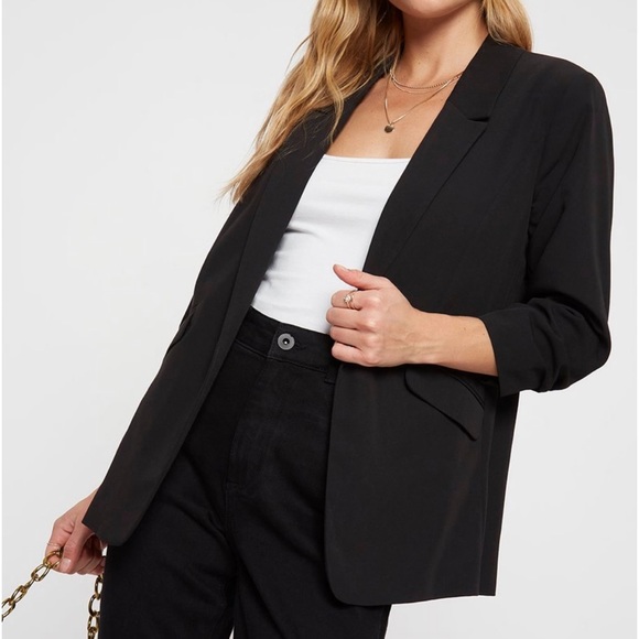 Michael Kors Jackets & Blazers - Michael Kors Ruched 3/4 Sleeve Blazer